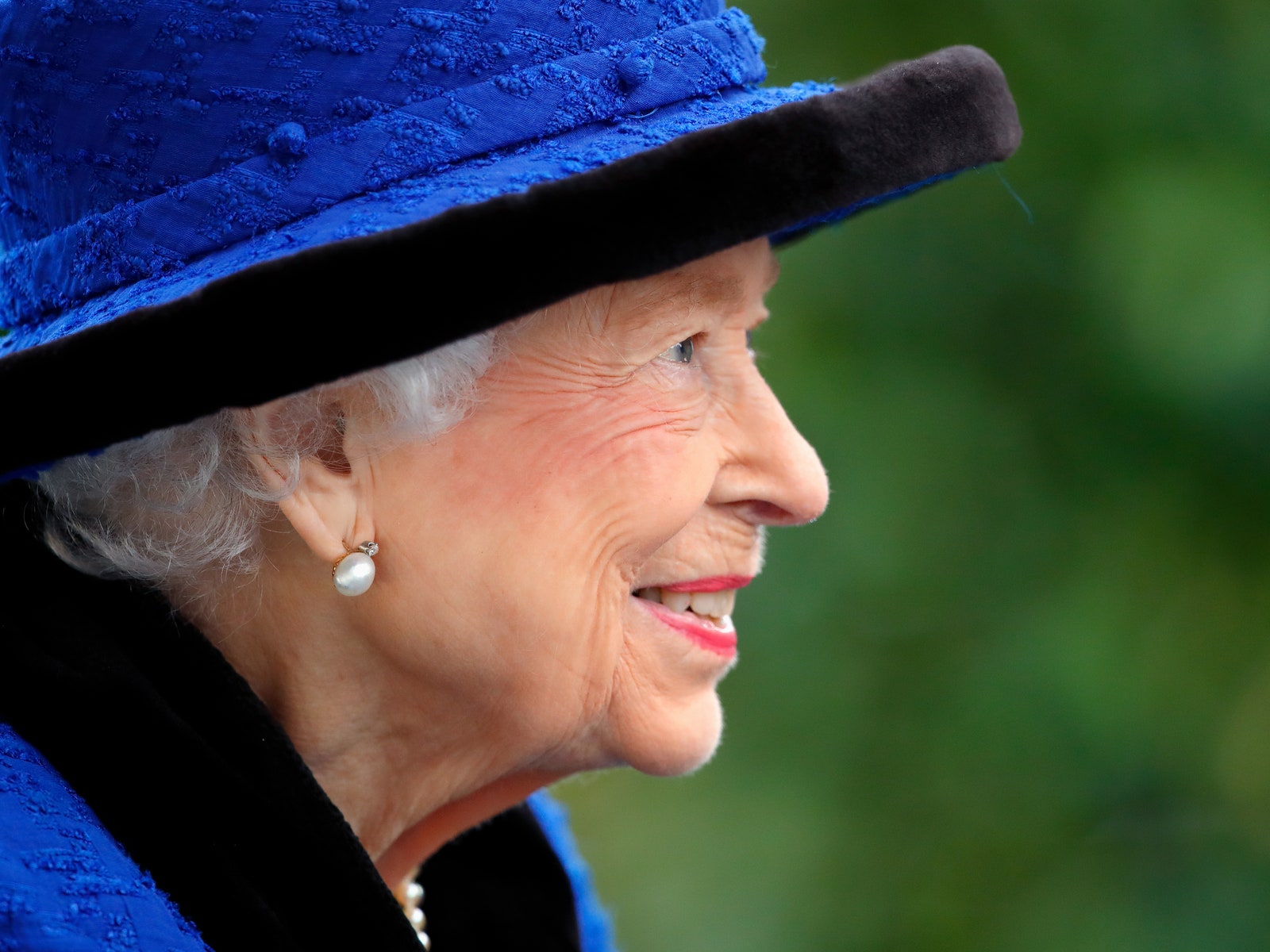 Queen Elizabeth II attends QIPCO British Champions Day at Ascot Racecourse on October 16 2021 in Ascot England.